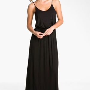 Lush black maxi dress